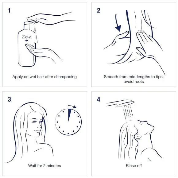 Dove Nutritive Solutions Daily Moisture, Shampoo and Conditioner Duo Set, 40 Oz - Picture 4 of 5